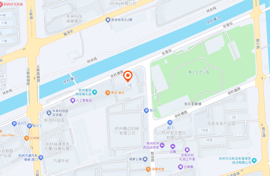 米航数科：杭州市余杭区西部科技园A座